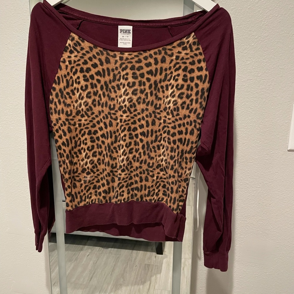 Pink long sleeve top